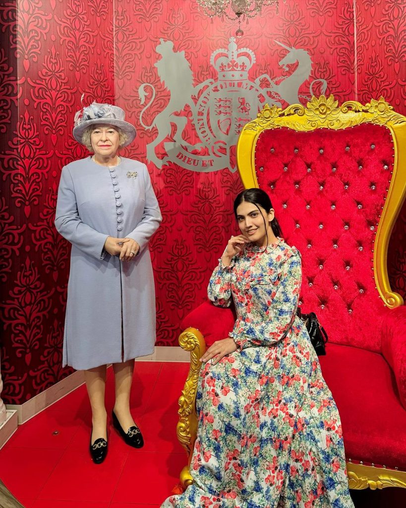 Iqra Kanwal & Areeb Parvaiz Pictures From Madame Tussauds Museum Singapore