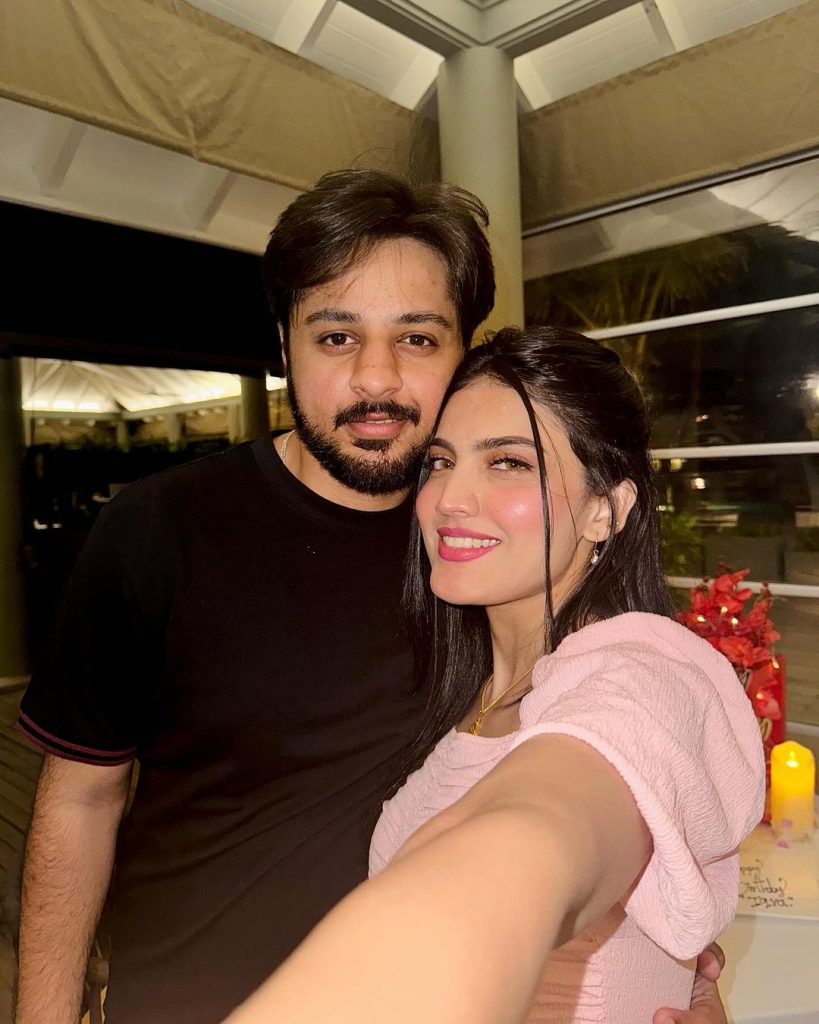 Iqra Kanwal Celebrates Birthday With Husband
