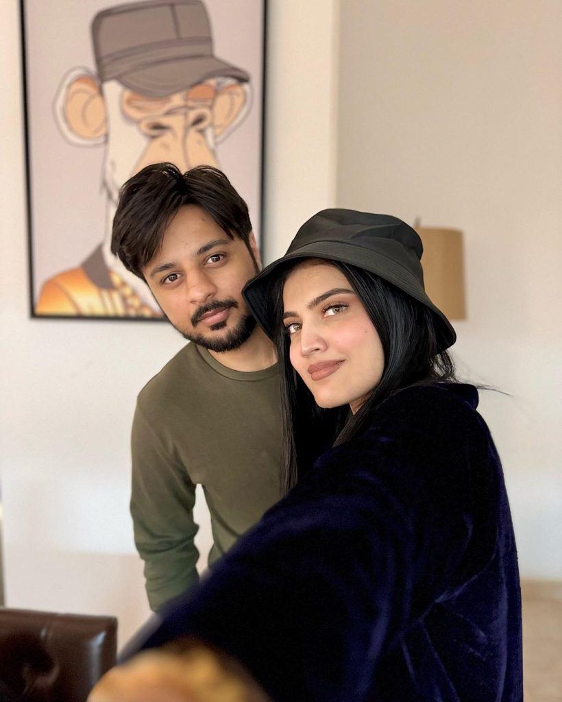 Iqra Kanwal And Areeb Pervaiz Honeymooning In Dubai