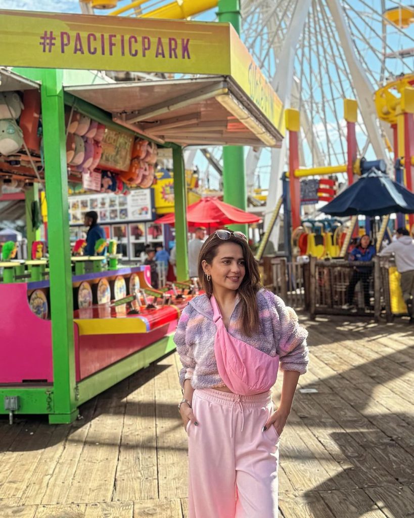 Sumbul Iqbal Shares Clicks From Pacific Park In Santa Monica