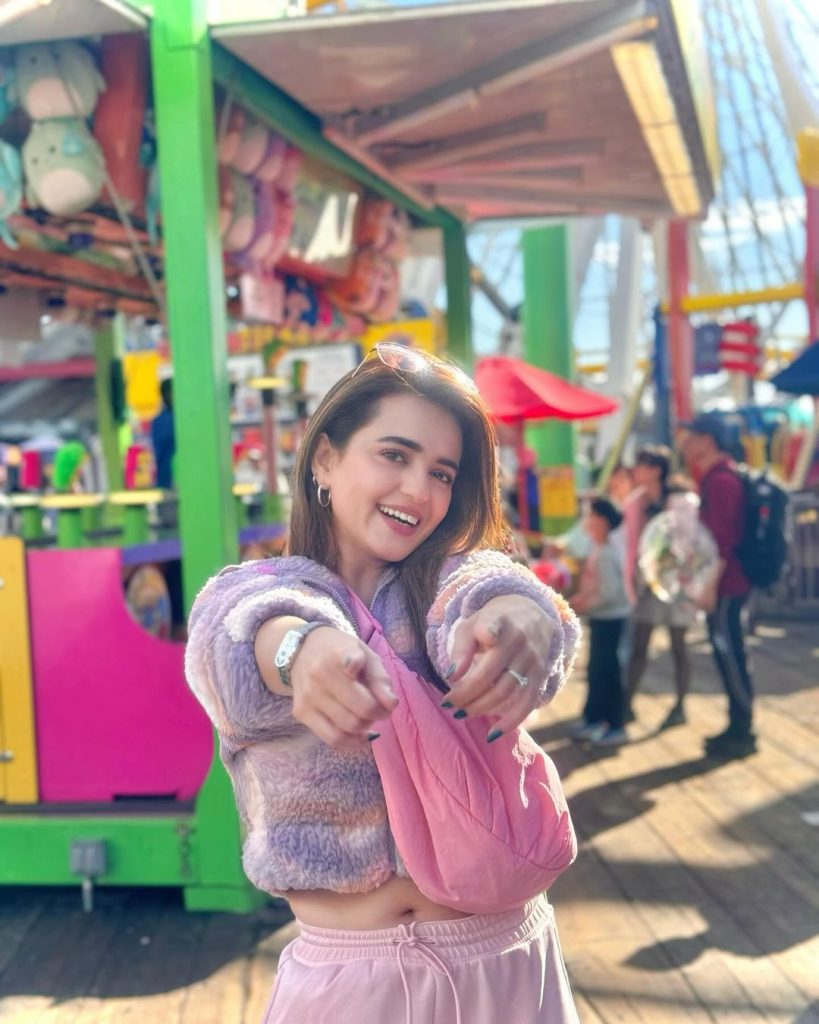 Sumbul Iqbal Shares Clicks From Pacific Park In Santa Monica