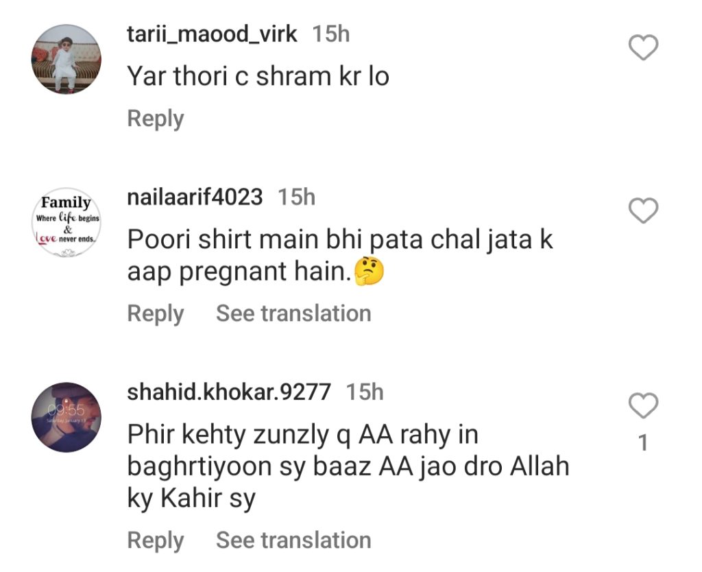 Zara Noor Abbas Pregnancy Pictures Stir Debate