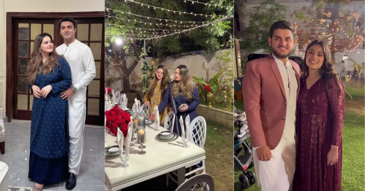 Minal Khan Throws Dinner For Newly Wed Brother And Family