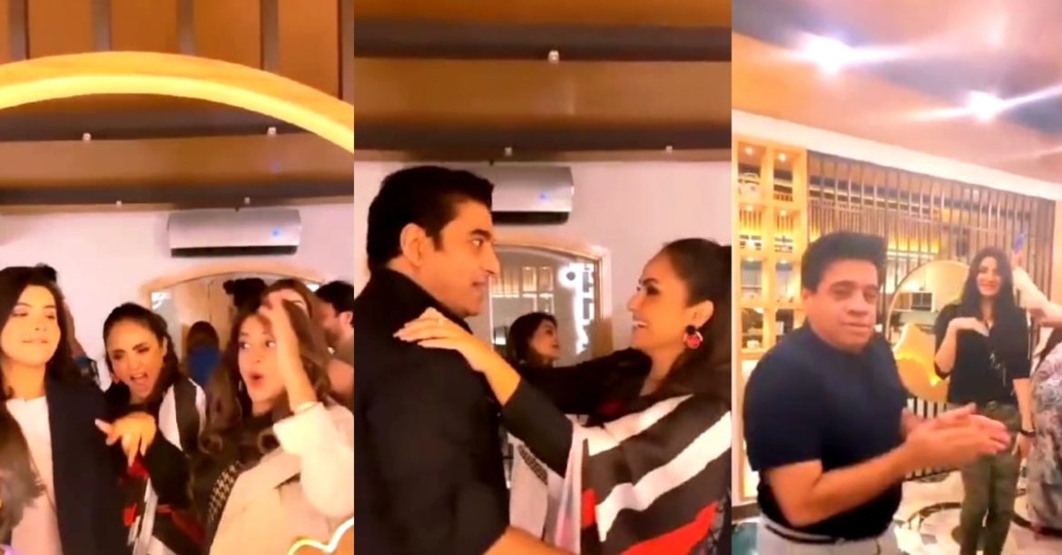 Dance Videos From Nadia Khan Husband Birthday Heavily Criticized