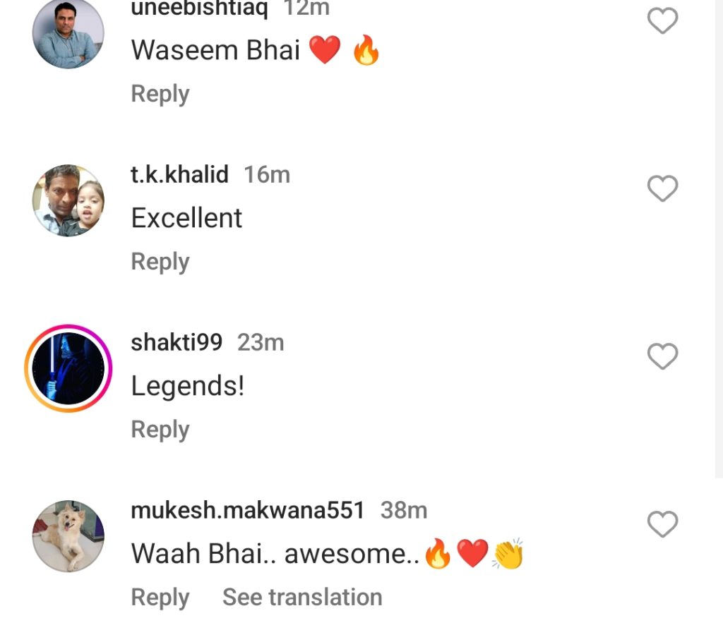 Fans Love Camaraderie Between Wasim Akram And Sanjay Dutt