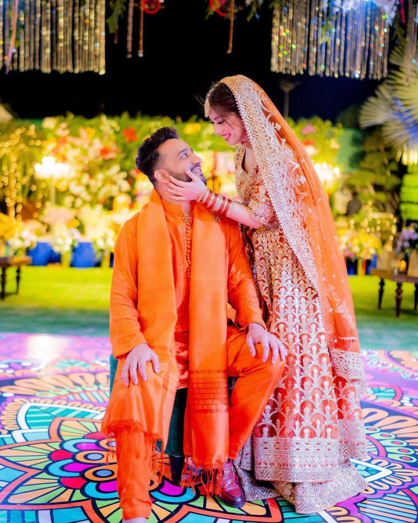 HD Pictures of Arisha Razi Share With Husband From Mayun