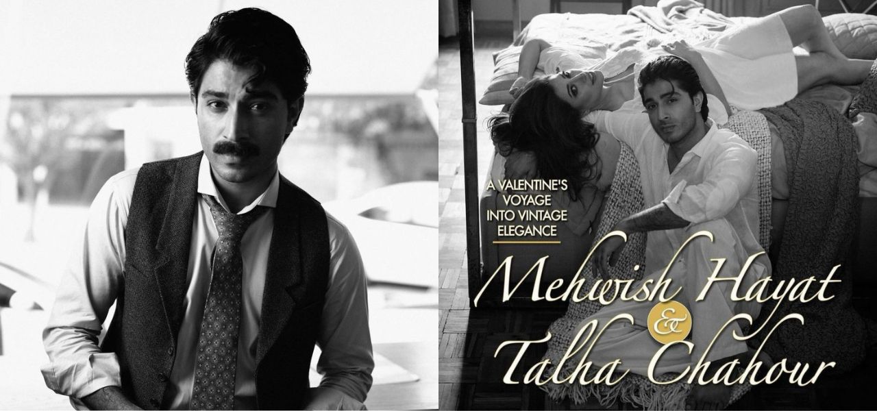 Bold Cover Shoot Talha Chahour and Mehwish Hayat