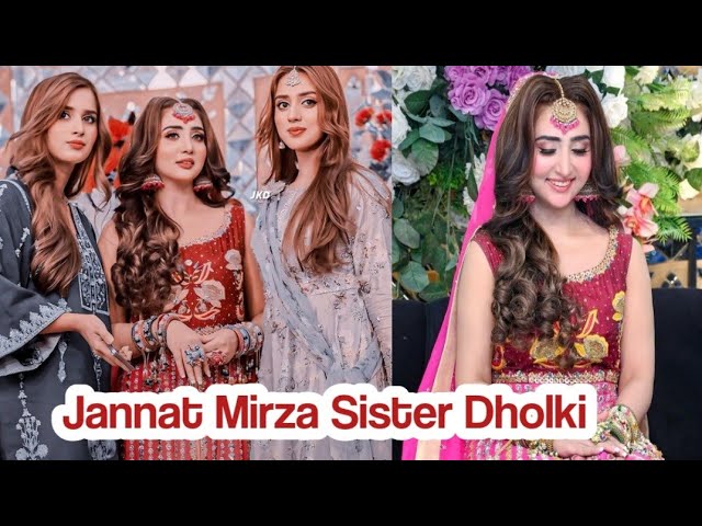Pictures From Jannat Mirza Sister Dholki Events
