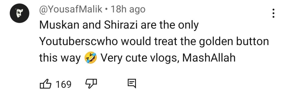 Shiraz From Shirazi Vlogs Achieves Another Milestone