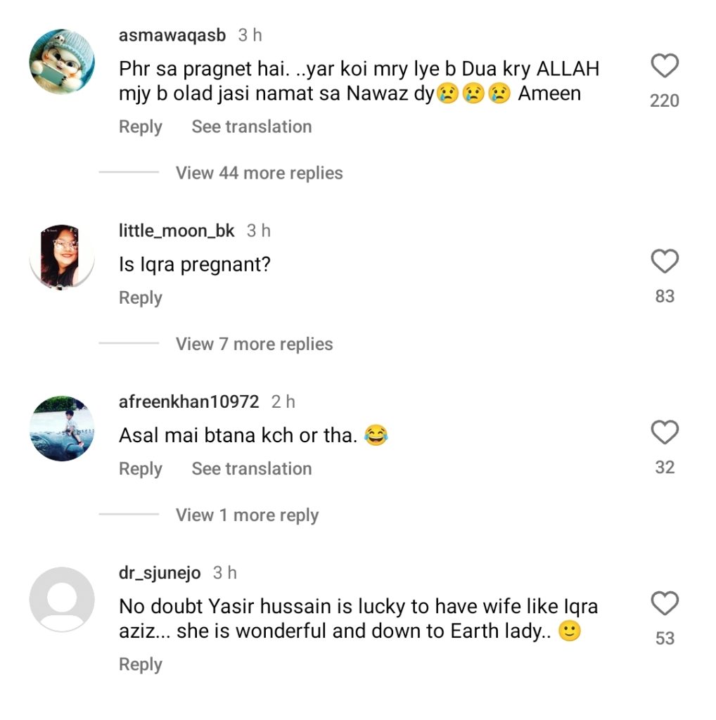 Fans Think Iqra Aziz Is Expecting Her Second Baby