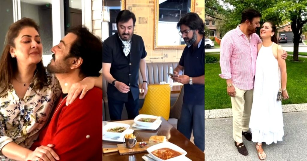 Nauman Ijaz’s Latest Pictures From Canada With Wife