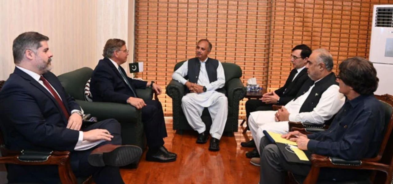 PTI’s Delegations Meets meets US Ambassador Donald Blome