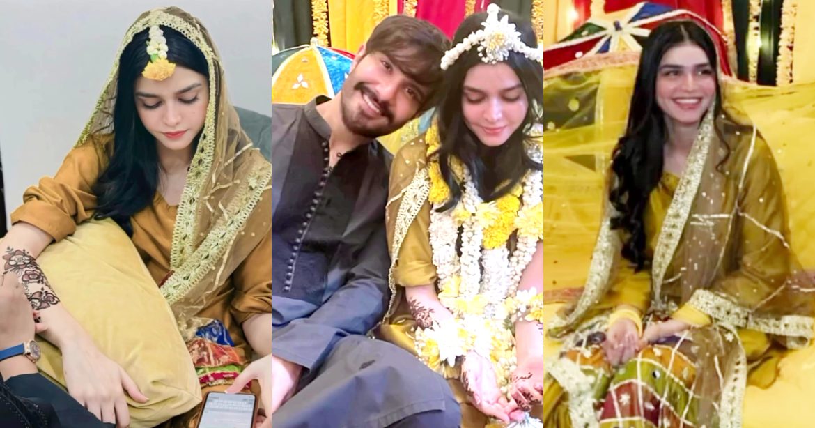 Feroze Khan And Dua Mehendi Pictures