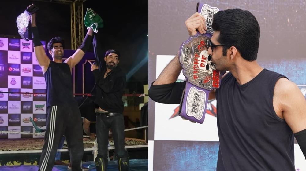Pakistani Professional Wrestler Ather Zahid Wins The Fight Or Die Championship Title