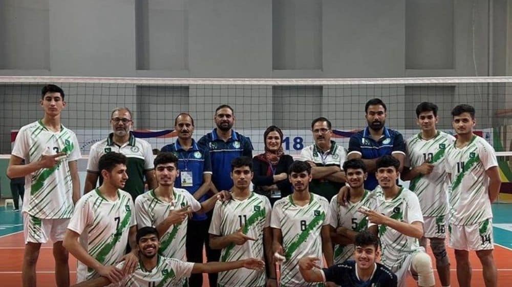 Pakistan Volleyball Team Triumphs Over Iran to Clinch CAVA U-18 Boys Championship