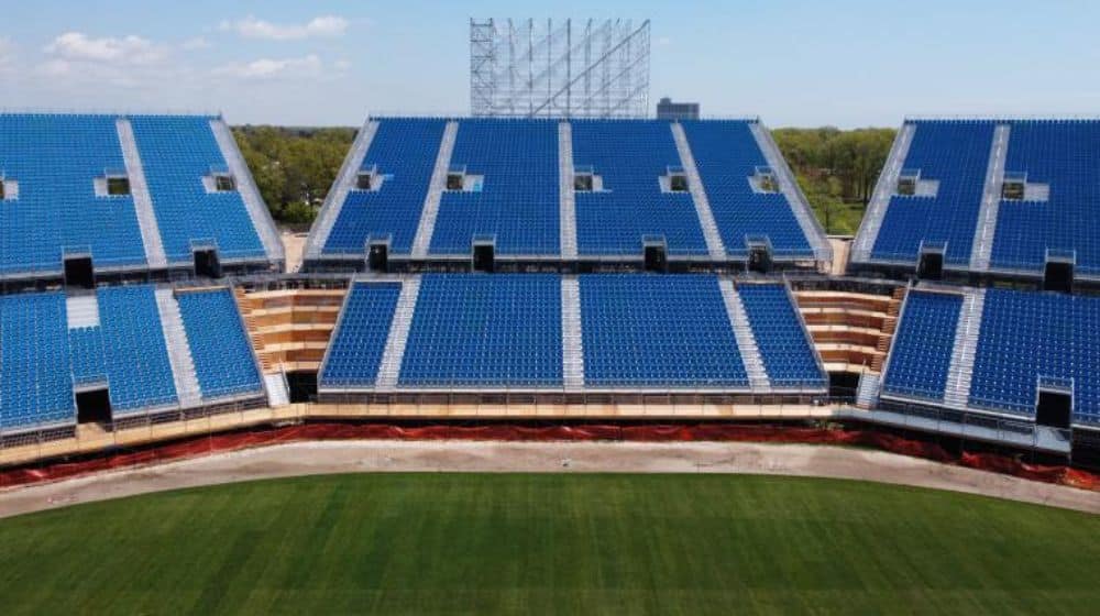 Dismantling Of Nassau Cricket Stadium In New York Begins