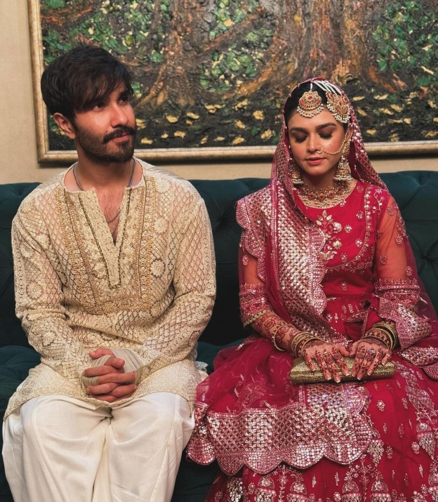 Feroze Khan Shares Wedding Picture