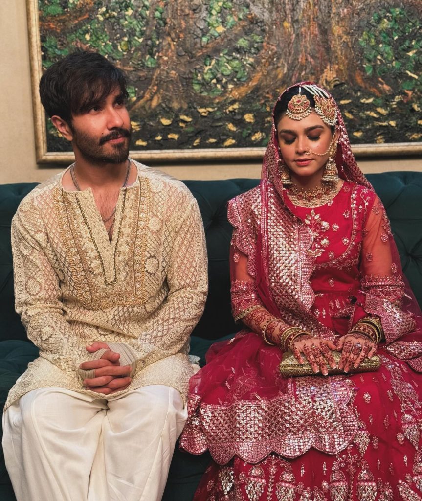 Feroze Khan And Dua Mehendi Pictures