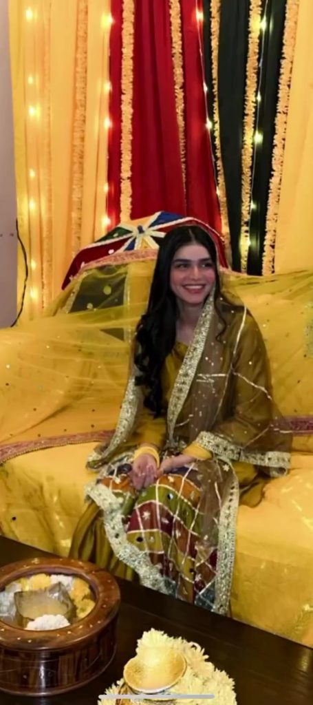 Feroze Khan And Dua Mehendi Pictures