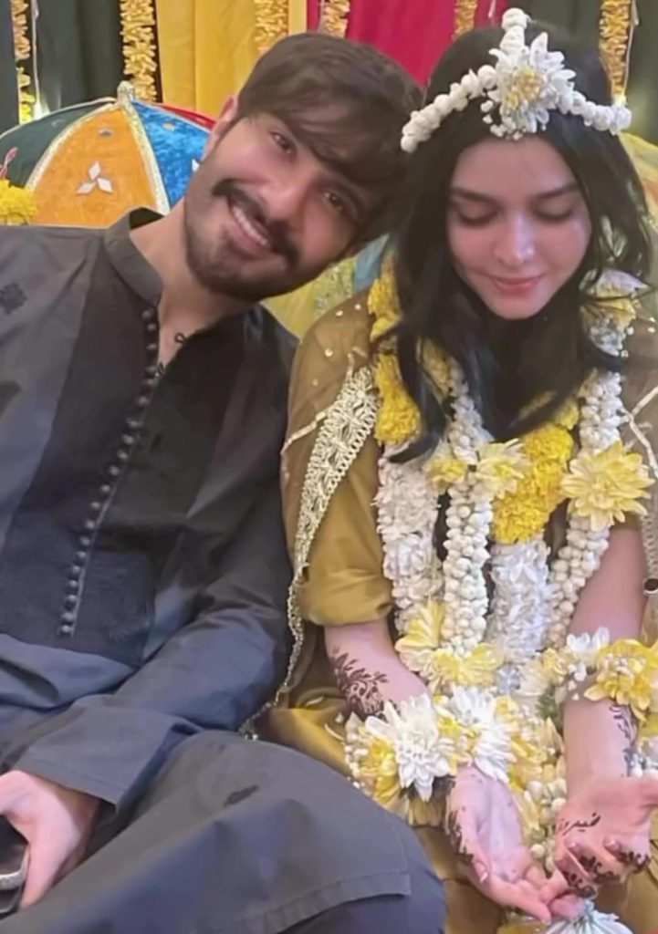 Feroze Khan And Dua Mehendi Pictures