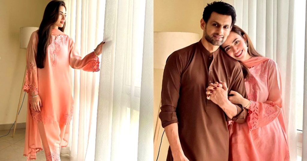 Sana Javed & Shoaib Malik Share Adorable Eid Pictures On Day 3