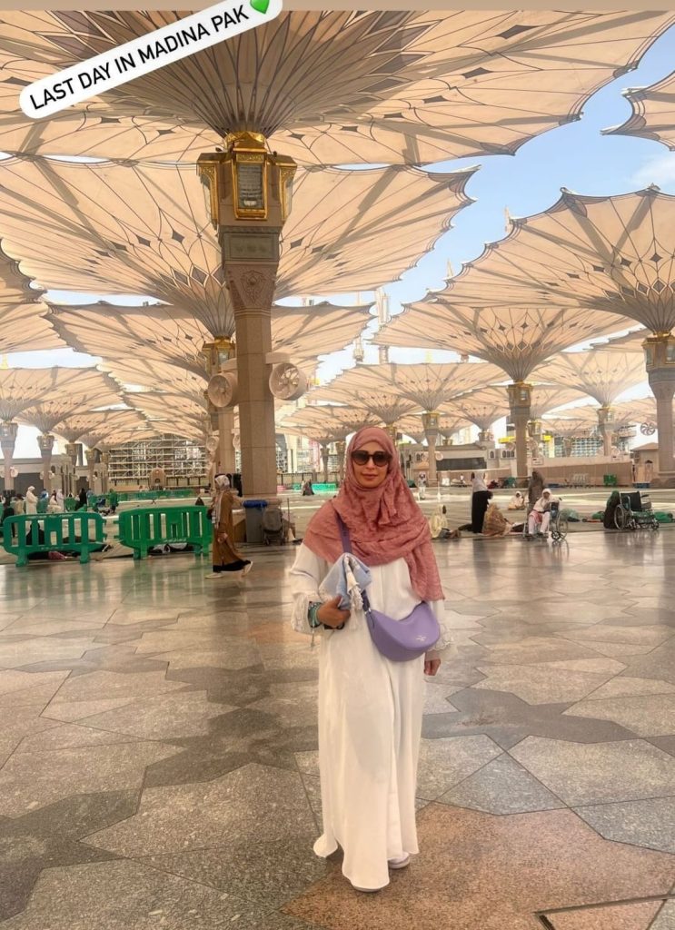 Reema Khan In Madinah Before Hajj 2024