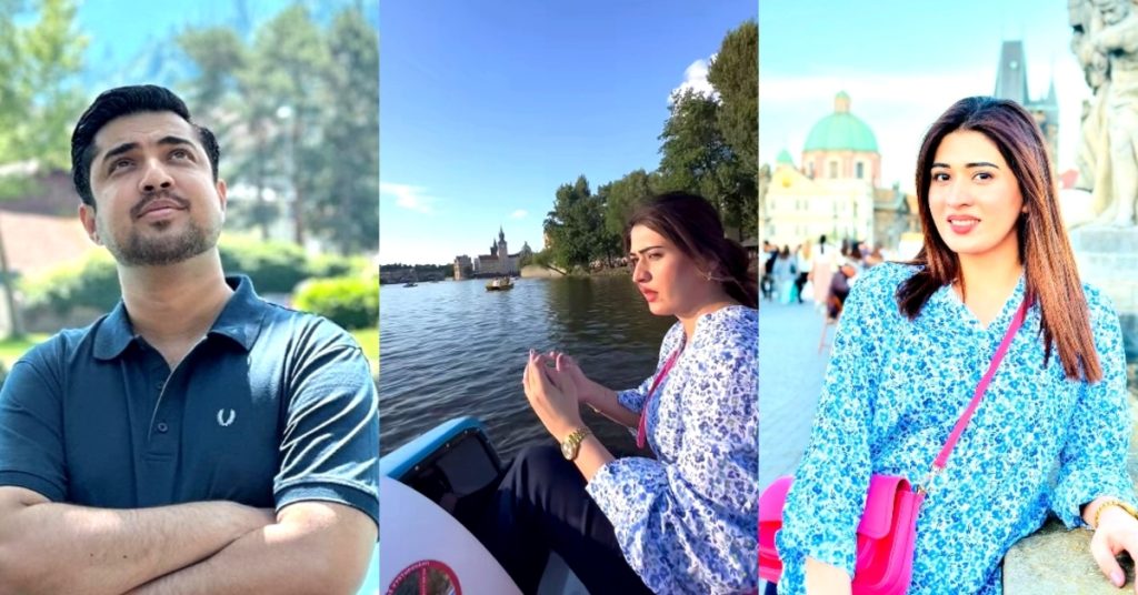 Aroosa Khan & Iqrar Ul Hassan New Pictures From their Europe Vacation