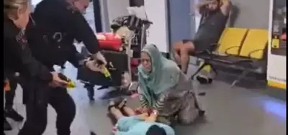 Protest held against the Brutal assault on a Pakistani at Manchester Airport by Manchester police