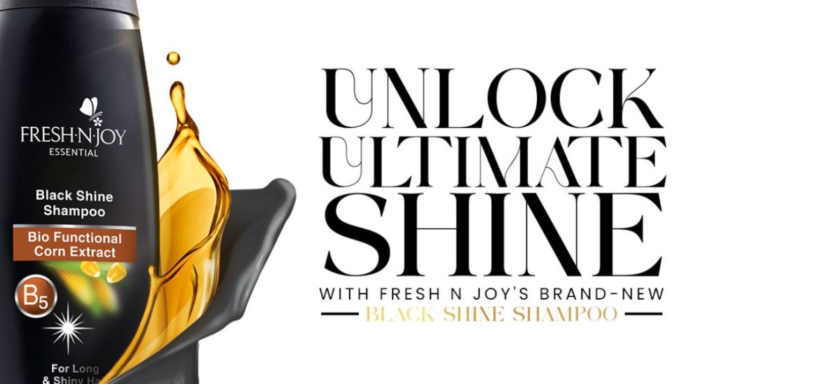 Unlock Ultimate Shine with Fresh N Joy’s Brand-New Black Shine Shampoo