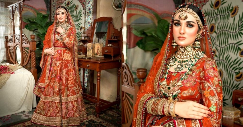 Sarah Khan Radiates Charm in Her Latest Bridal Photoshoot