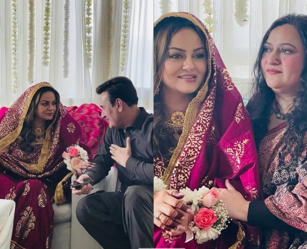 Juvaria Abbasi Shares Pictures from Nikah Day