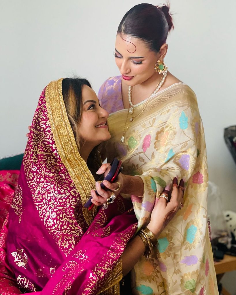 Juvaria Abbasi Shares Pictures from Nikah Day