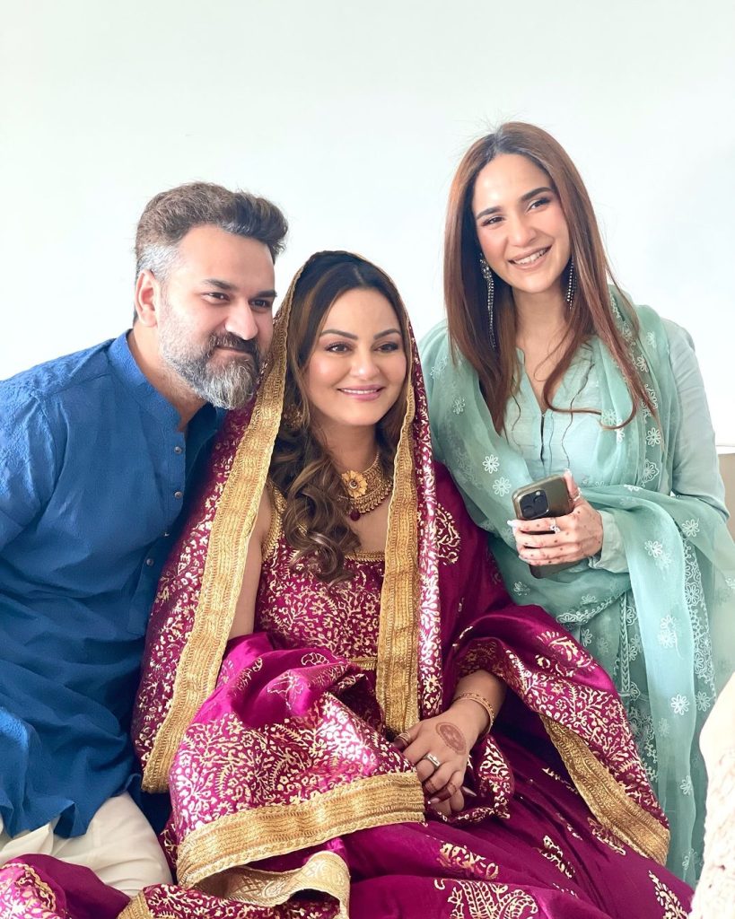 Juvaria Abbasi Shares Pictures from Nikah Day