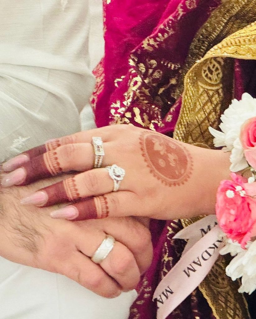 Juvaria Abbasi Shares Pictures from Nikah Day