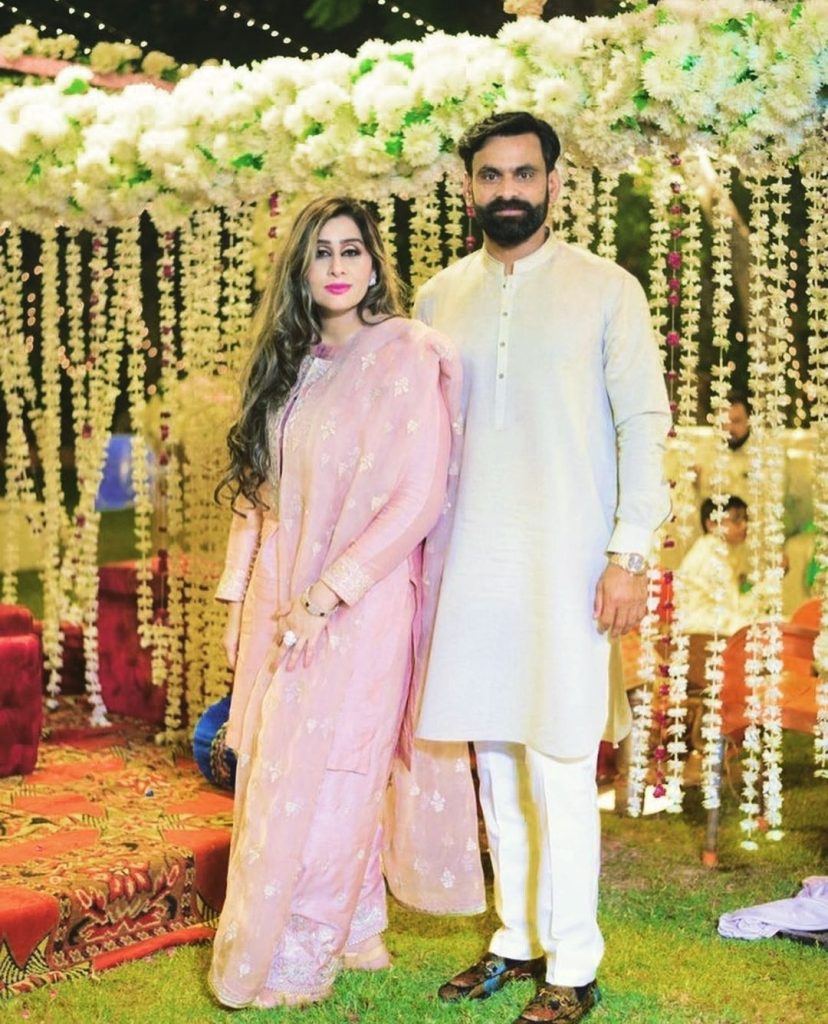 Cricketer Muhammad Hafeez Family Pictures from a Recent Wedding