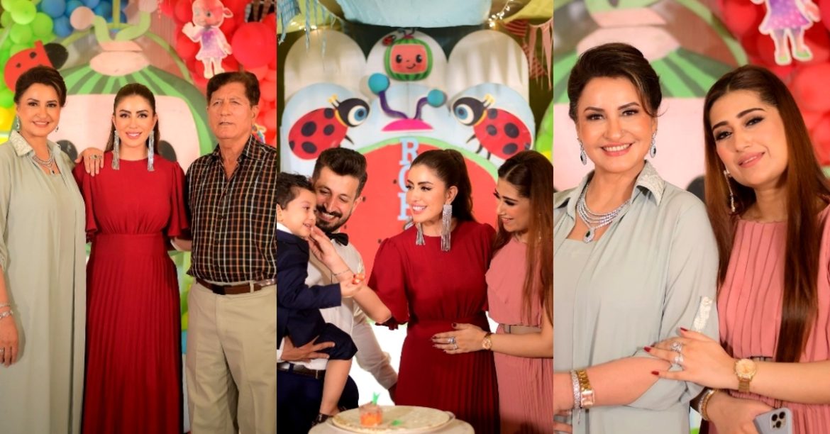 Saba Faisal HD Family Clicks from Grandson’s Birthday