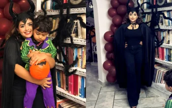 anumta-qureshi-halloween-celebrations-with-son