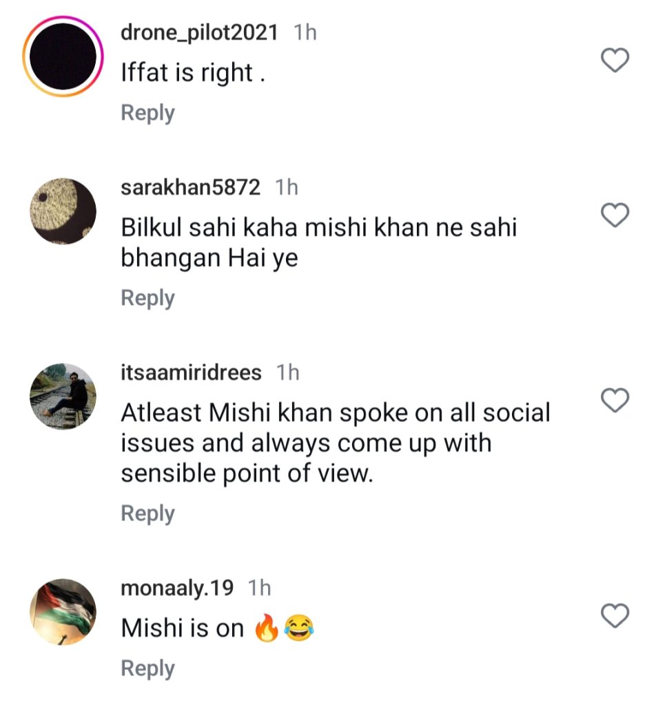 Mishi Khan And Iffat Omar Fight On Social Media