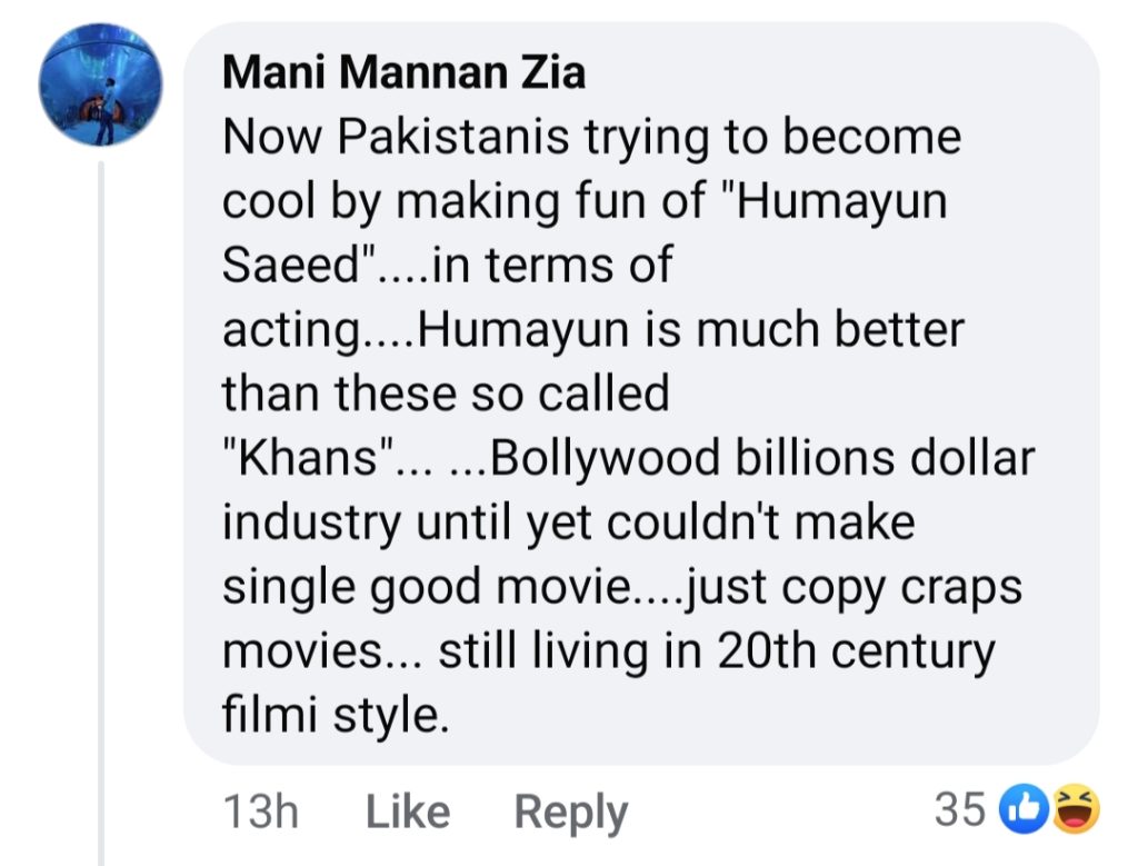 Nadeem Baig Claims Humayun Saeed Is Superior To Bollywood Khans