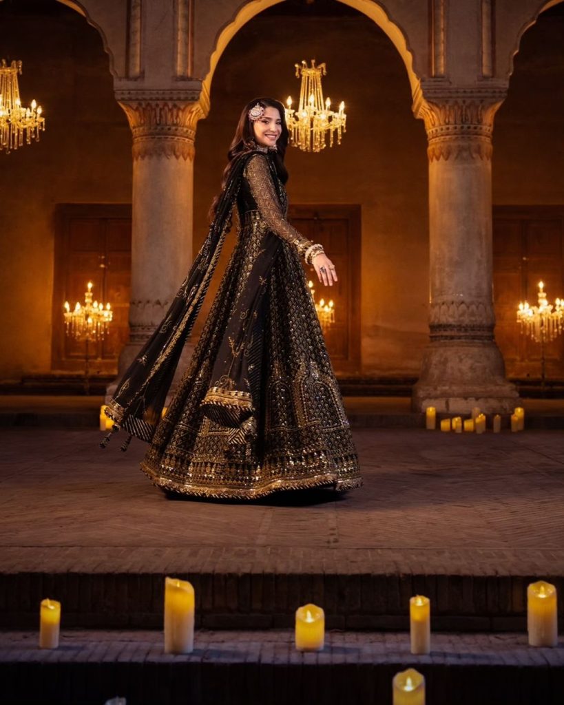 Ahad Raza Mir and Ramsha Khan Featured In Asim Jofa's Latest Collection