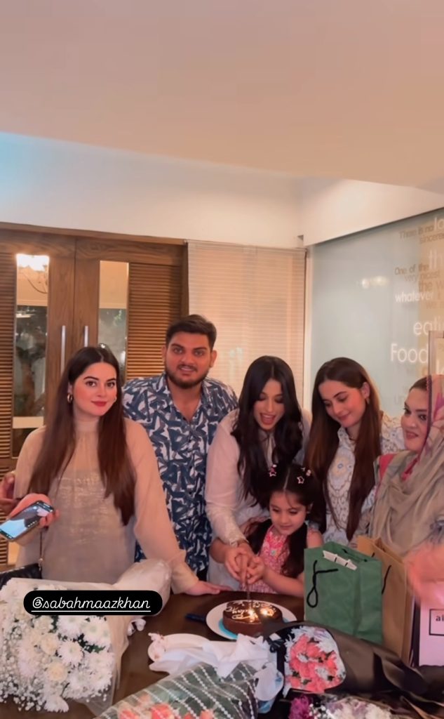 Aiman Khan Beautiful Family Clicks from Recent Events