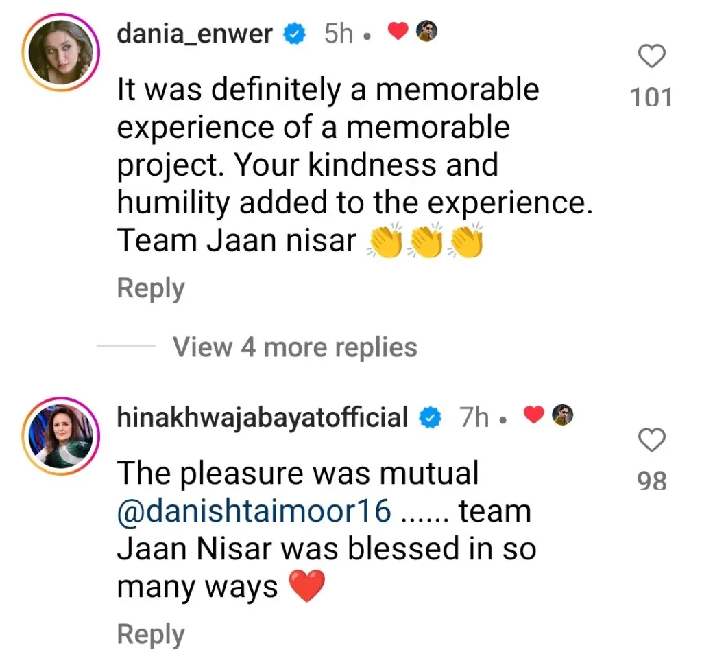 Danish Taimoor's Gratitude Post After Jaan Nisar Success