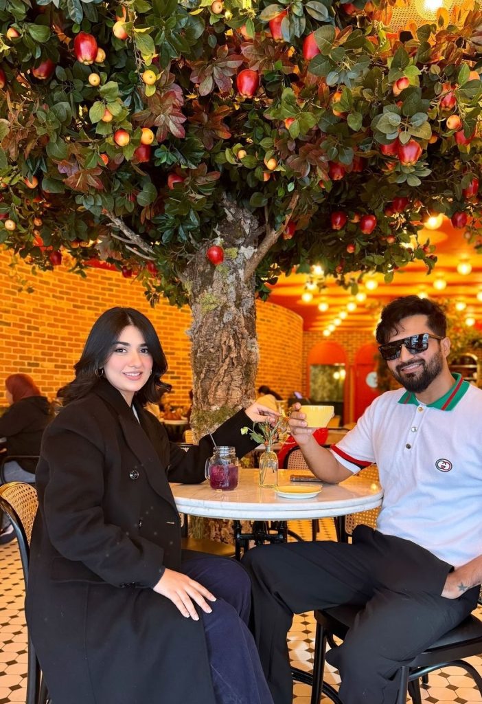 Falak Shabbir Wishes 4th Wedding Anniversary to Wife Sarah Khan