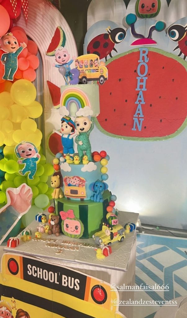 Saba Faisal Grandson Rohaan's Third Birthday