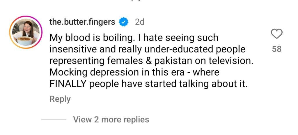 Nadia Khan’s Insensitive Remarks about Depression