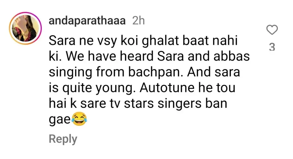 Aima Baig’s Response to Sara Raza Gets Trolled