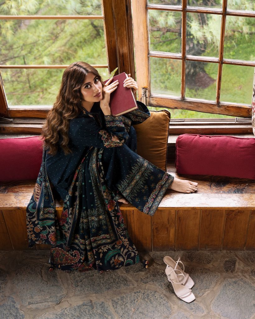 Iqra Aziz and Sajal Aly's Photoshoot for Sapphire Winter Collection 2024