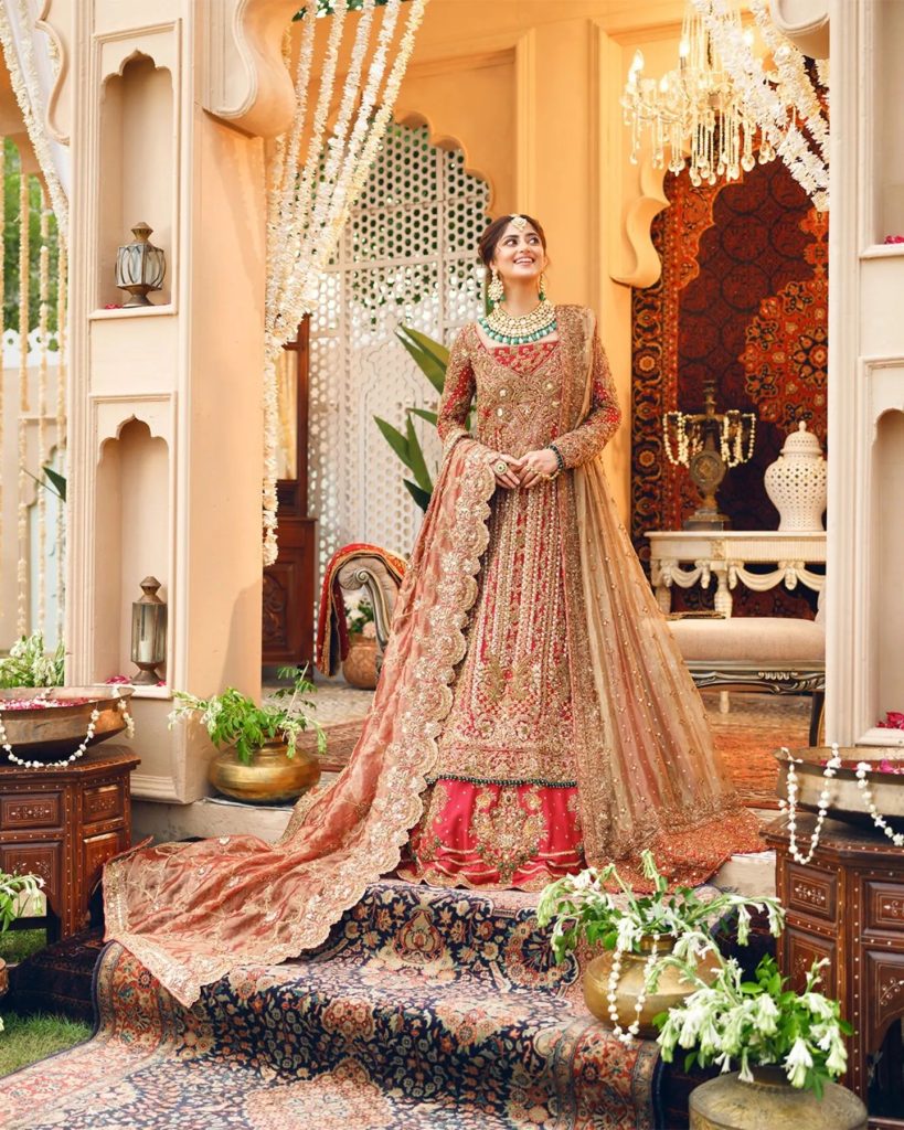 Sajal Aly Ethereal Latest Bridal Shoot For Aisha Imran