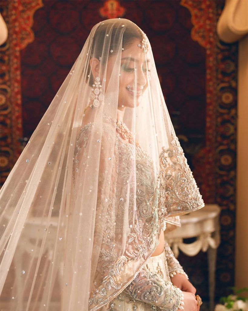 Sajal Aly Look Ethereal In Latest Bridal Shoot For Aisha Imran