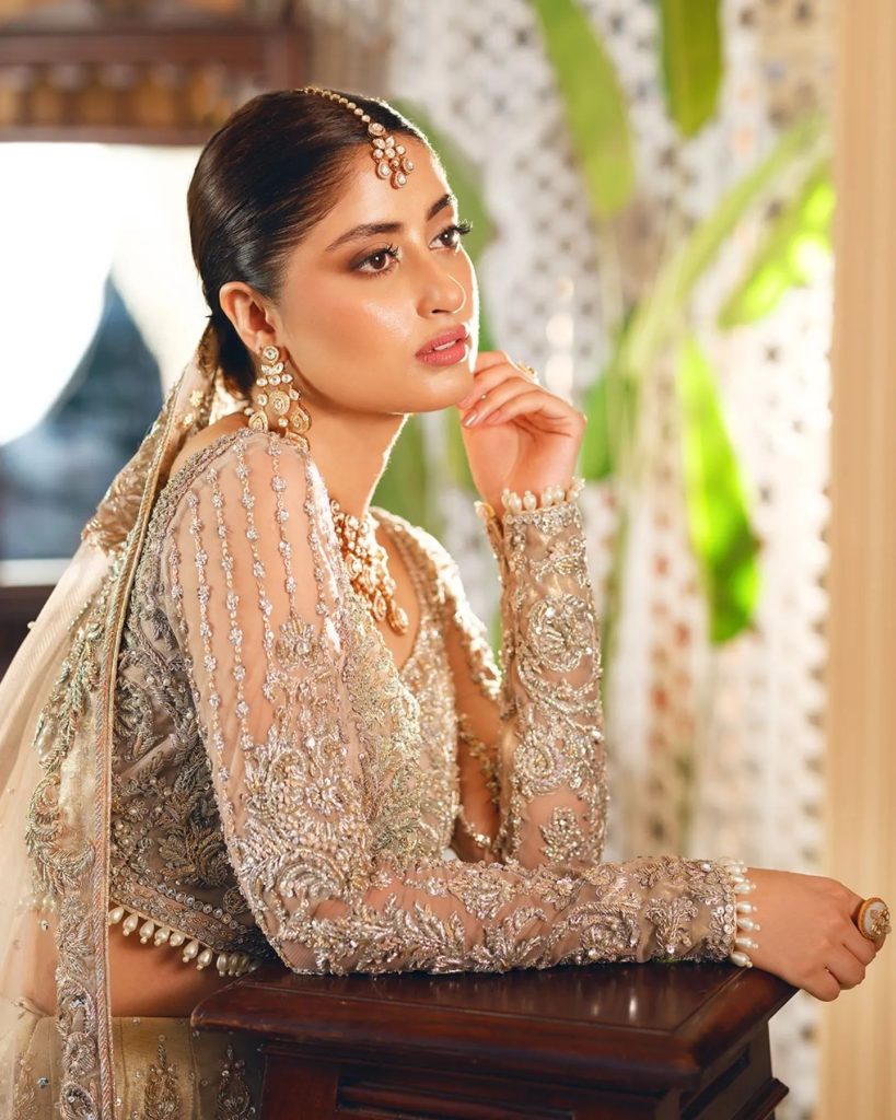 Sajal Aly Look Ethereal In Latest Bridal Shoot For Aisha Imran